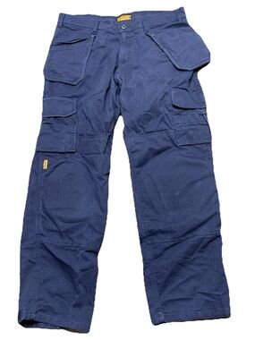Thrive Workwear Cargo Pants Mens 36x32 Navy Flame Resistant Tactical Work 7820FR